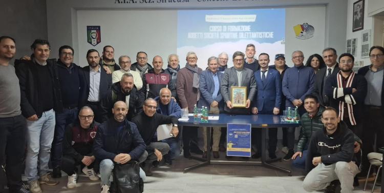 I dirigenti che hanno partecipato al corso di Siracusa