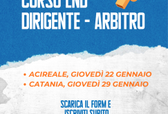 CORSO DIRIGENTE ARBITRO