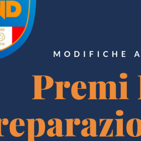 Modifiche Premio di Preparazione