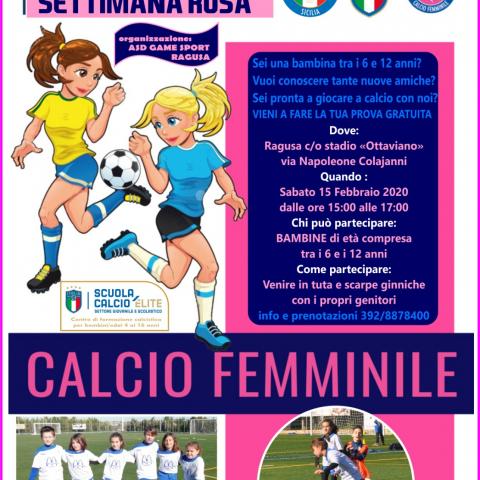 un calcio rosa è possibile