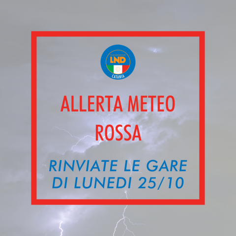 Allerta meteo