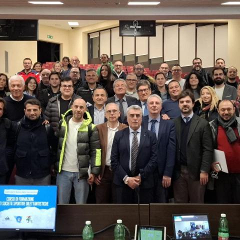 La foto finale al termine del corso di formazione di Catania